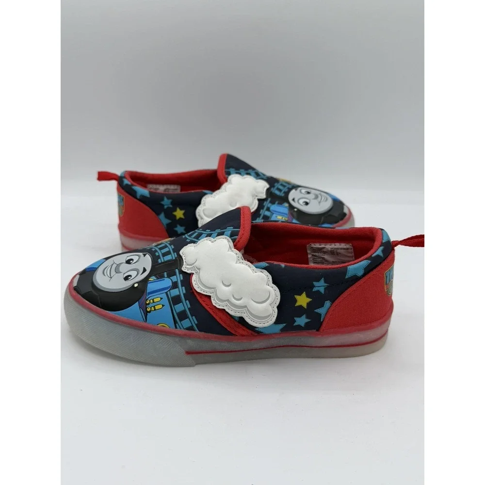 Thomas The Engine  And Friends Kids Slip On Light Up Sneakers Size 11